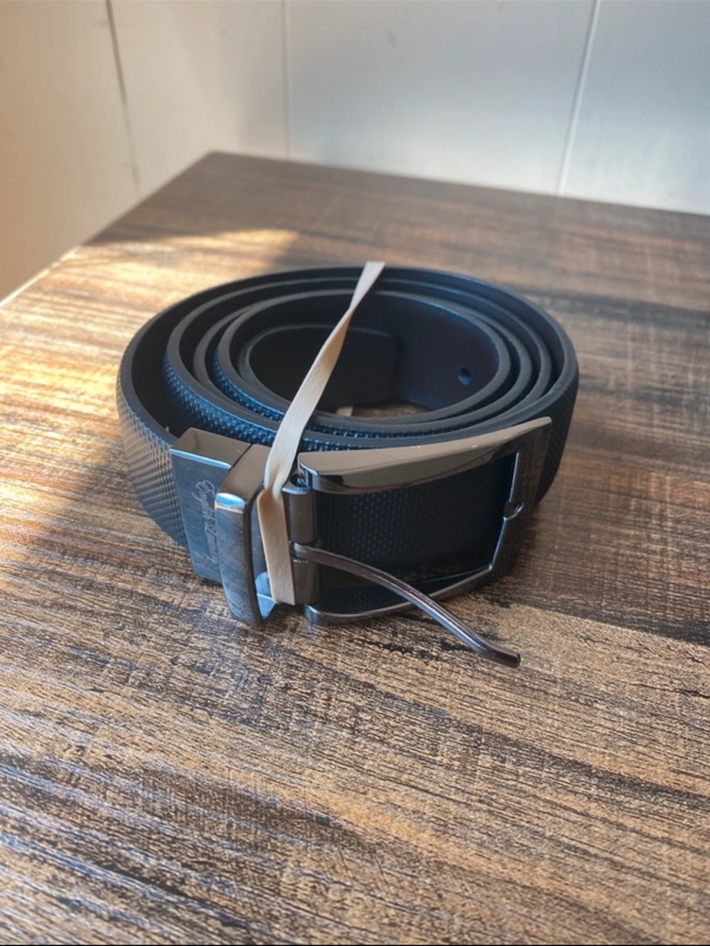 Chinese Laundry Textured Leather Belt, 40”